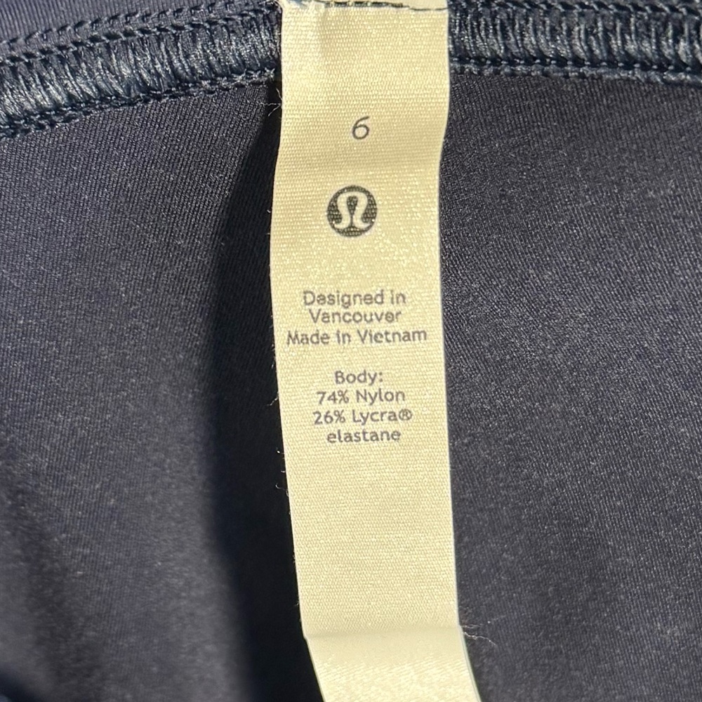 Lululemon Leggings Women’s 6 Blue Instill High Rise Tight 25” Stretch Yoga Pants - Picture 3 of 3
